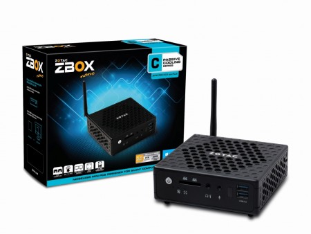 ZOTAC、Windows 10搭載の小型ファンレスPC「ZBOX CI321 nano」