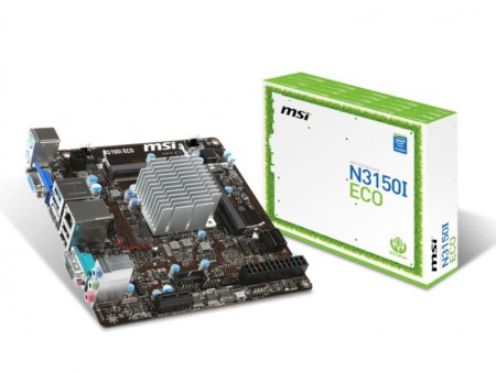 TDP6WのBraswell搭載ファンレスMini-ITX、MSI「N3150I ECO」「N3050I ECO」