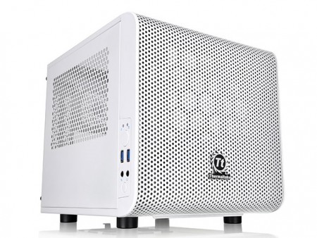 人気のCube型Mini-ITXケース、Thermaltake「Core V1」にホワイトモデル登場