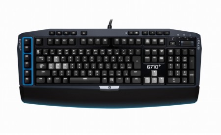 Cherry青軸採用のメカニカルゲーミングキーボード、ロジクール「G710+」