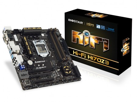 DDR4/DDR3L対応のH170搭載LGA1151マザーボード、BIOSTAR「Hi-Fi H170Z3」