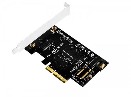 2枚のM.2 SSDをPCI-Express（x4）スロットに増設できる拡張カード、SilverStone「ECM20」