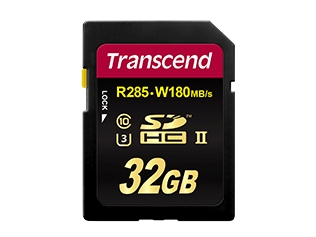 Transcend、読込285MB/sのUHS-II対応SDカード「SDHC/SDXC UHS-II U3」