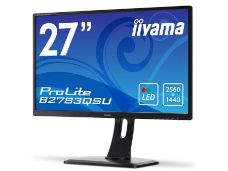 iiyama、AMD FreeSync対応の27型WQHD液晶ディスプレイ「ProLite B2783QSU」発売