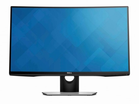 デル、曲面パネル採用の27型フルHD液晶ディスプレイ「SE2716H」発売