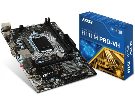 Intel H110チップ採用のエントリー向けMicroATXマザーボード、MSI「H110M PRO-VH」