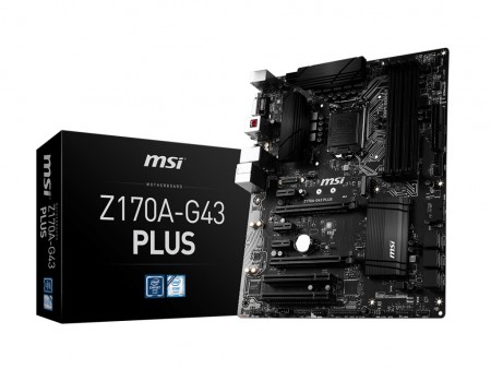 MSI、「ミリタリークラス4」準拠のIntel Z170マザーボード「Z170A-G43 PLUS」