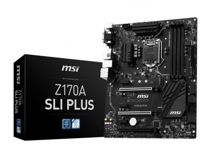 MSI、Intel Z170チップ採用のスタンダードATX「Z170A SLI PLUS」国内取り扱い開始