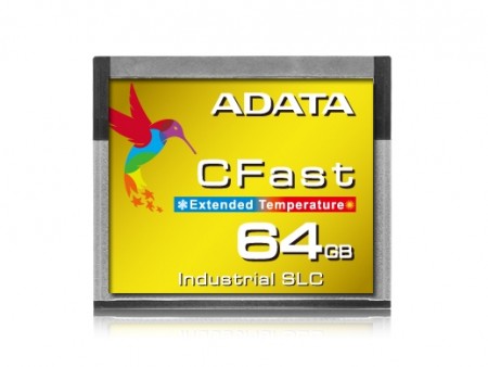 最大転送540MB/s、SLC NAND採用のCFastカード、ADATA「ICFS332 SLC」