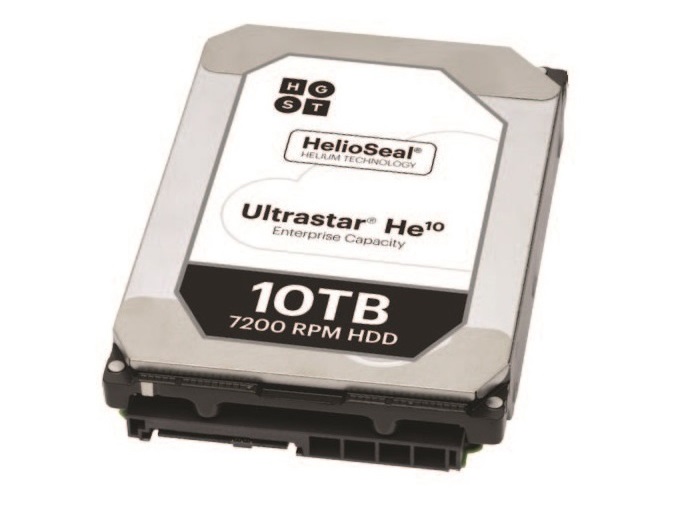 HGST、垂直磁気記録方式初。容量10TBの3.5インチHDD「Ultrastar He10