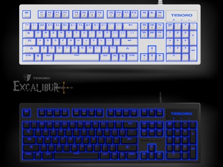 LEDパターンをカスタマイズできるKailhスイッチ搭載キーボード、Tesoro「Excalibur V2」