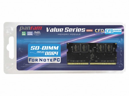 CFD、PanramブランドのDDR4 SO-DIMMメモリ8GB×2枚組など計4種類発売