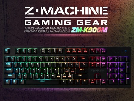 ZALMAN、Kailhスイッチ搭載のマルチカラーイルミネーションキーボード「ZM-K900M」など2製品