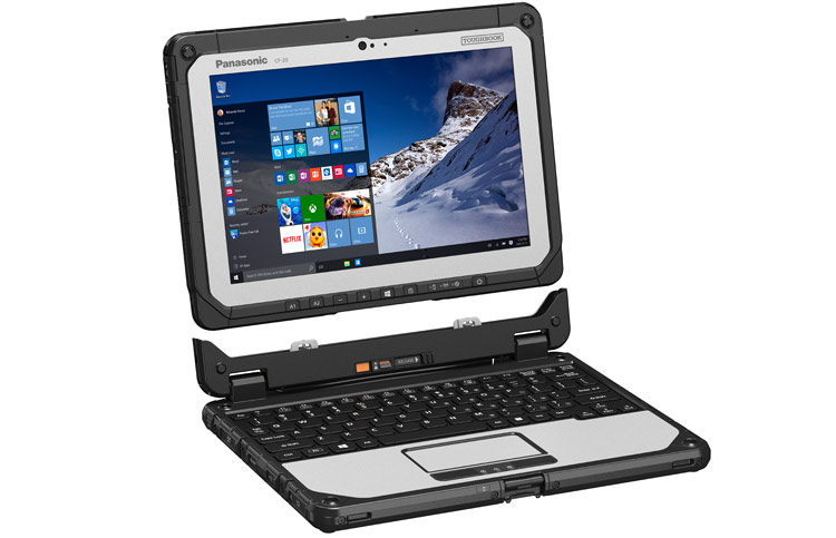 世界初、3通りの使い方ができる10.1型タフノートPC「TOUGHBOOK CF20」がパナソニックから - エルミタージュ秋葉原