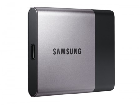 「名刺より小さい」サイズに2TB。USB3.1 Type-C対応のポータブルSSD、Samsung「Portable SSD T3」