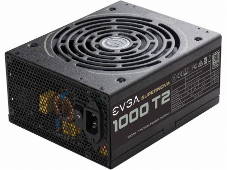 EVGA、TITANIUM認証取得のセミファンレス電源「SuperNOVA T2」シリーズ