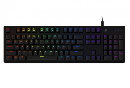 独自スイッチ採用のRGB LEDゲーミングキーボード、Tesoro「Gram Spectrum RGB」