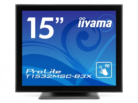 IP54防塵・防滴対応の業務向け15型タッチパネル液晶、iiyama「ProLite T1531」シリーズ