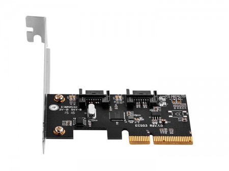 SilverStone、PCI-Express2.0（x2）接続のSATA3.0 RAIDカード「SST-ECS03」