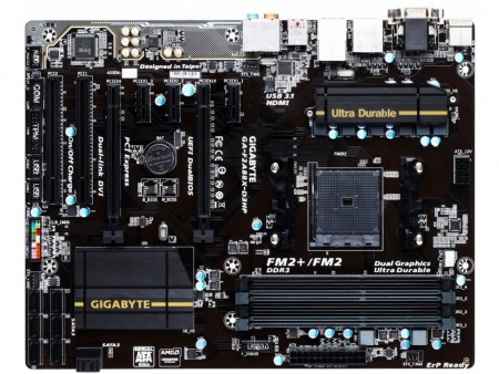 USB3.1 Type-C標準のSocket FM2+マザーボード、GIGABYTE「GA-F2A88X