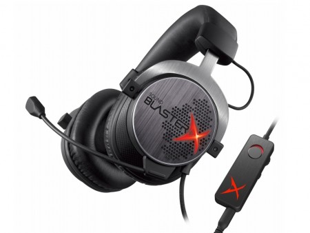 7.1chバーチャルサラウンド対応の最上位ヘッドセット、クリエイティブ「Sound BlasterX H7」