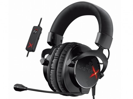 7.1chバーチャルサラウンド対応の最上位ヘッドセット、クリエイティブ「Sound BlasterX H7」