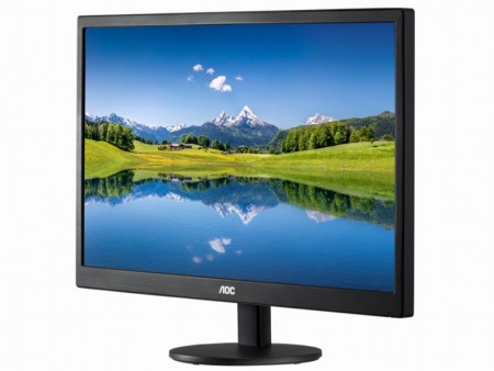 AOC、狭額縁デザインを採用する21.5インチフルHD液晶ディスプレイ「E2770SWDN」