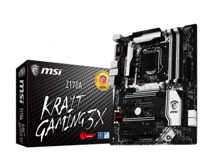 ツートンカラーの30周年記念ゲーミングマザーボード、MSI「Z170A KRAIT GAMING 3X」正式発表