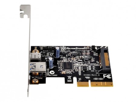 SilverStone、USB3.1 Type-Cを増設できるPCI-Express拡張カード「SST-ECU03」など3種