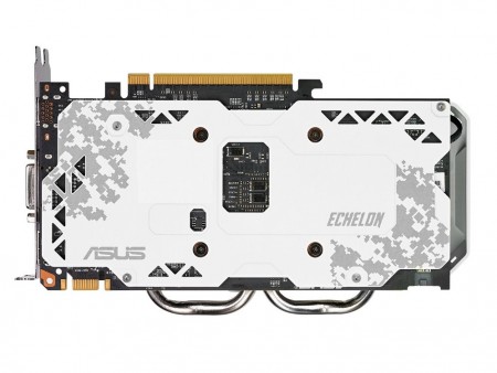 ASUS「TUF」シリーズ、極地迷彩仕様の高耐久GTX 950「ECHELON-GTX950-O2G」