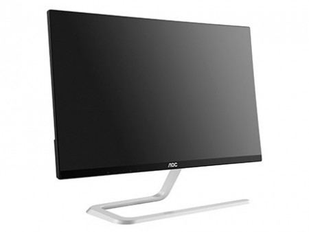 最薄部わずか10mmの21.5インチフルHD液晶ディスプレイ、AOC「I2281FWH」