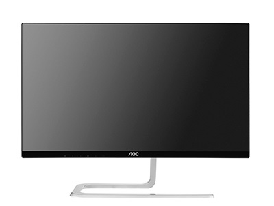 最薄部わずか10mmの21.5インチフルHD液晶ディスプレイ、AOC「I2281FWH」