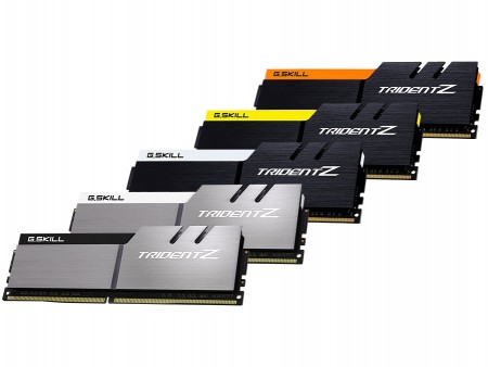 G.SKILL、OC向けDDR4メモリ「Trident Z」シリーズに新カラー5色追加