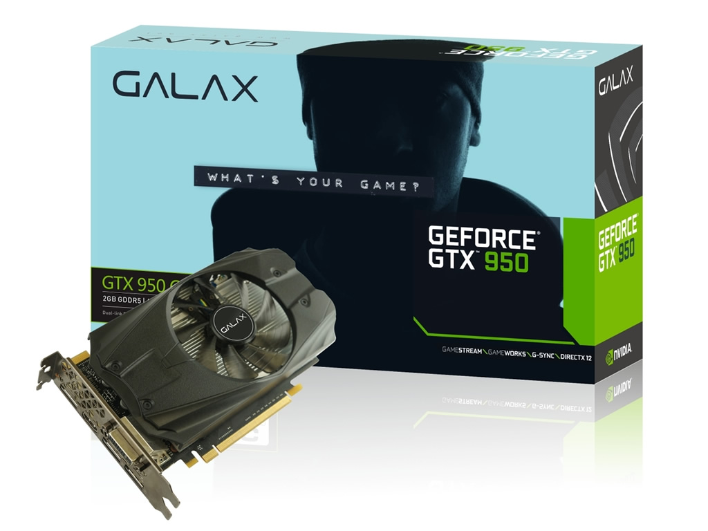 補助電源レスのGTX 950、GALAX「GF PGTX950-OC/2GD5 ZERO」発売