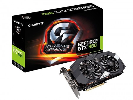 マルチカラーイルミネーションを備えたデュアルファン搭載GTX 960グラフィックス、GIGABYTE「GV-N960XTREME C-4GD」