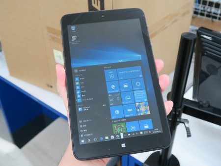 ドスパラ、Cherry trail搭載の8インチWindows 10タブ「Diginnos Tablet 