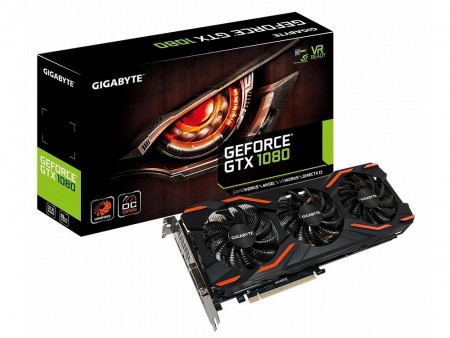 「WINDFORCE 3X」搭載の中堅OCモデル、GIGABYTE「GTX 1080 WINDFORCE OC 8G」