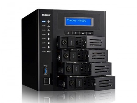 4Kダイレクト再生に対応するハイパフォーマンス仕様の4ベイNASケース、Thecus「N4810」