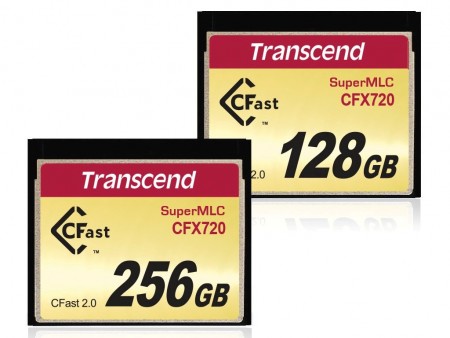 P/Eサイクル3万回。Super MLC採用のCFast2.0カード、Transcend「CFX720」シリーズ