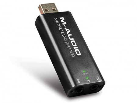 M-AUDIO、24bit / 192kHzハイレゾ対応のUSB DAC「Micro DAC 24/192」は8月23日発売