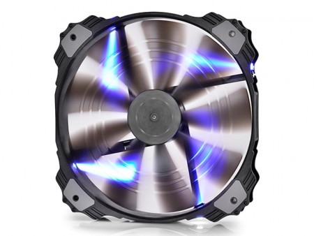 高風量・静音設計の200mm口径LEDファン、Deepcool「XFAN 200」シリーズ