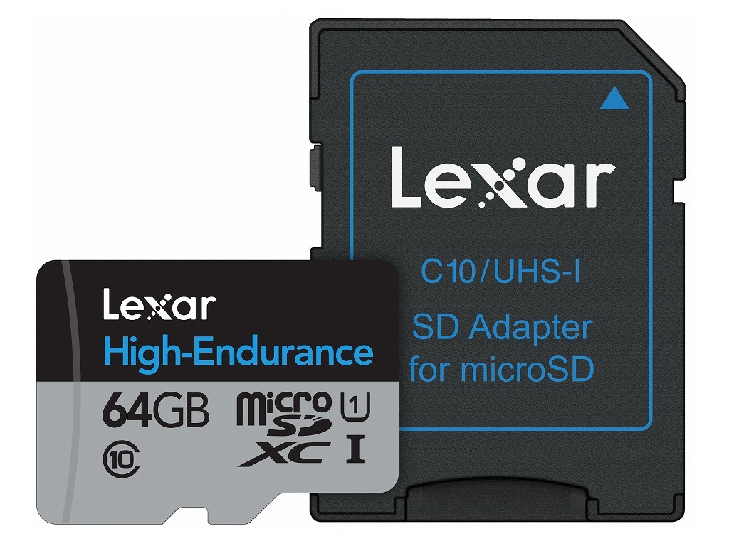 Lexar High-Endurance microSDHC/microSDXC UHS-Iカード