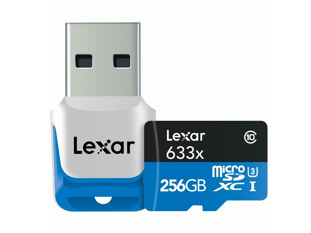 Lexar High-Performance 633x microSDHC/microSDXC UHS-Iカード