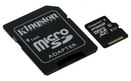 税込17,000円。容量256GBのClass 10 / UHS-I対応microSDXCカードがKingstonから