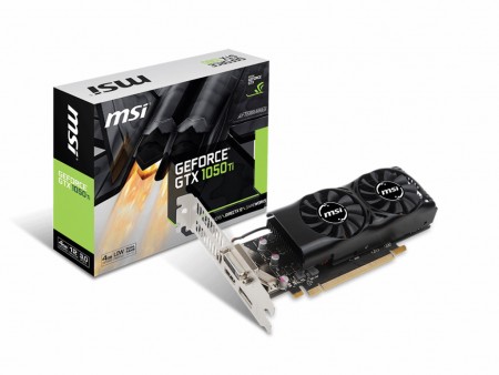 GTX 1050 Ti初のロープロファイルモデル、MSI「GeForce GTX 1050 Ti 4GT LP」16日発売