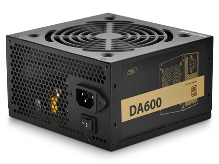 奥行140mmのショートサイズBRONZE認証電源ユニット、Deepcool「DA-600」