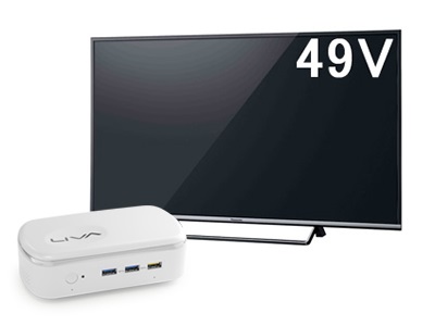 リンクス、パナソニック製49型4KテレビとECS「LIVA X2」のセットモデル販売