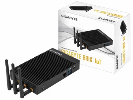 Apollo Lake採用のファンレスBRIXベアボーン、GIGABYTE「GB-EAPD-4200」など2種