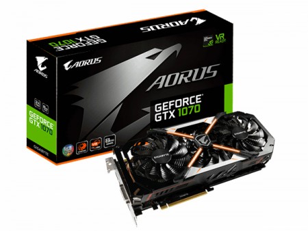 GIGABYTE「AORUS」シリーズからGeForce GTX 1070/1060発売～SLI HBブリッジも～