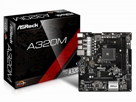 Ryzen対応のエントリーチップA320搭載のMicroATXマザーボード、ASRock「A320M」が来週発売